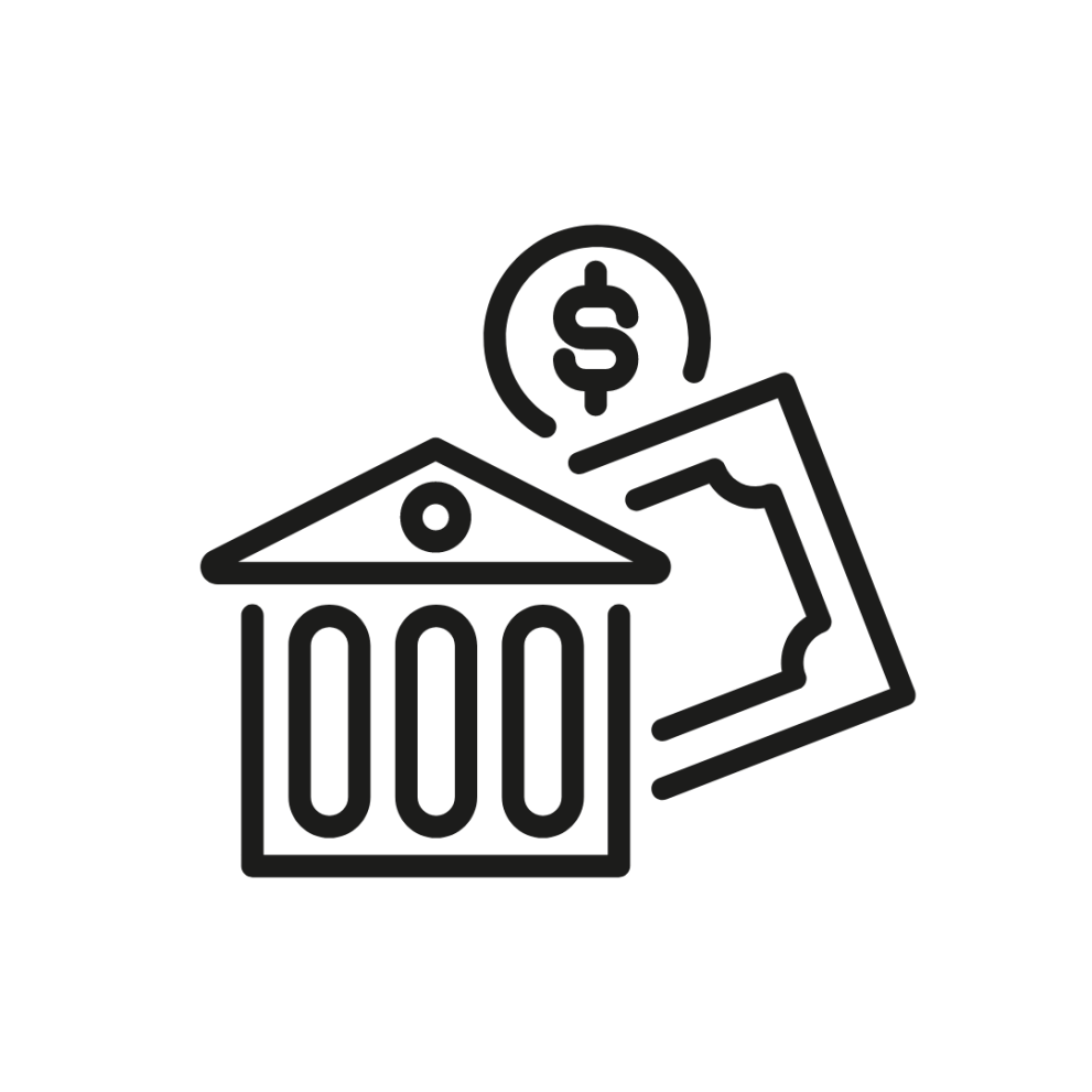 Banking pictogram