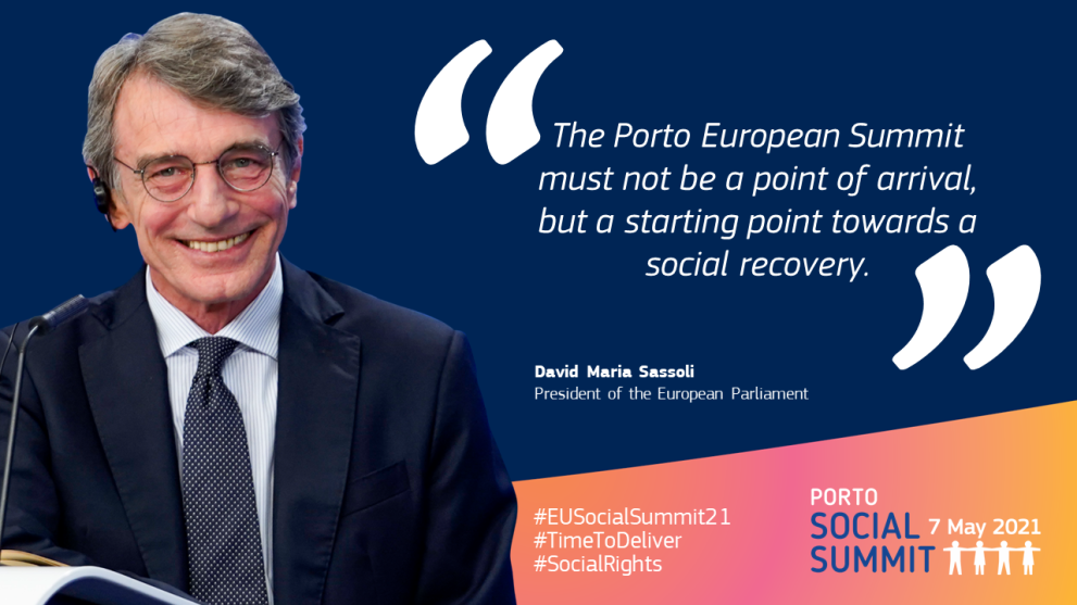 Quote: Sassoli - Porto Social Summit