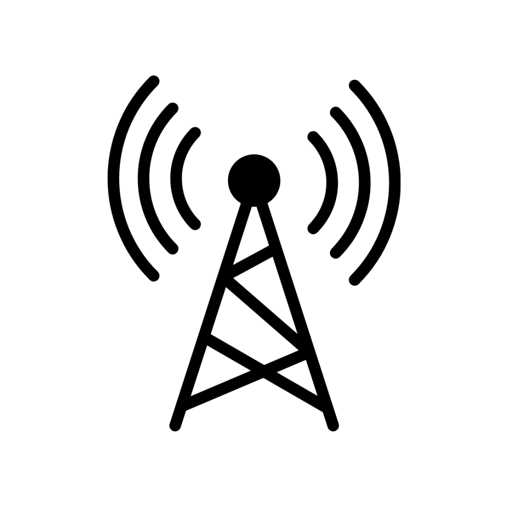 Telecommunications antenna pictogram