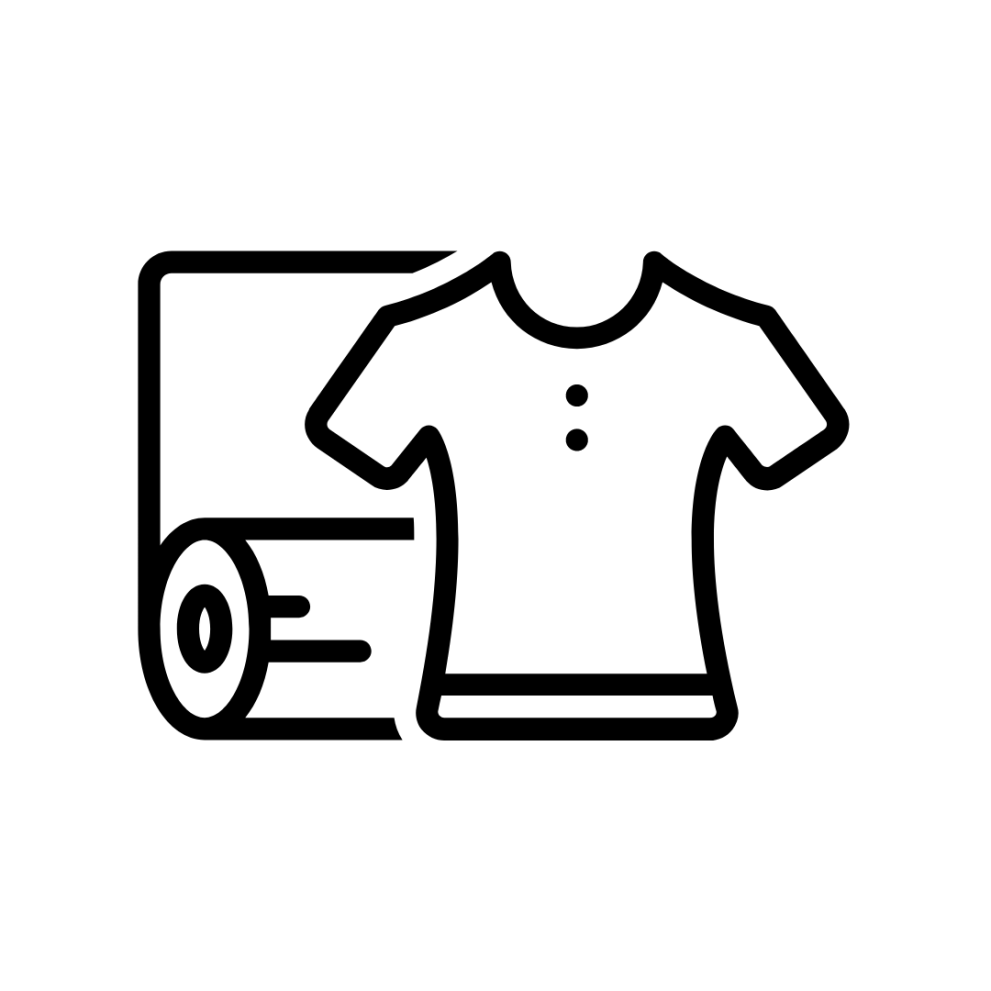 Textile and clothing pictogram